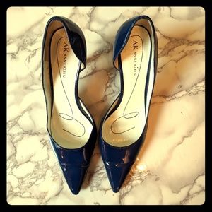 Anne Klein navy blue heels